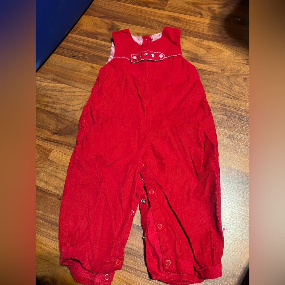 Corduroy Sports romper 24mo